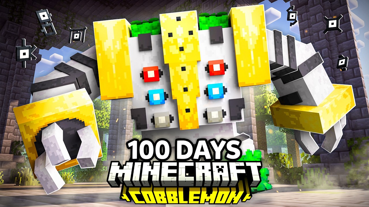 I Spent 100 Days as an ANCIENT LEGENDARY TRAINER in Pok&eacute;mon Minecraft VS my Rival! (Duos Cobblemon)