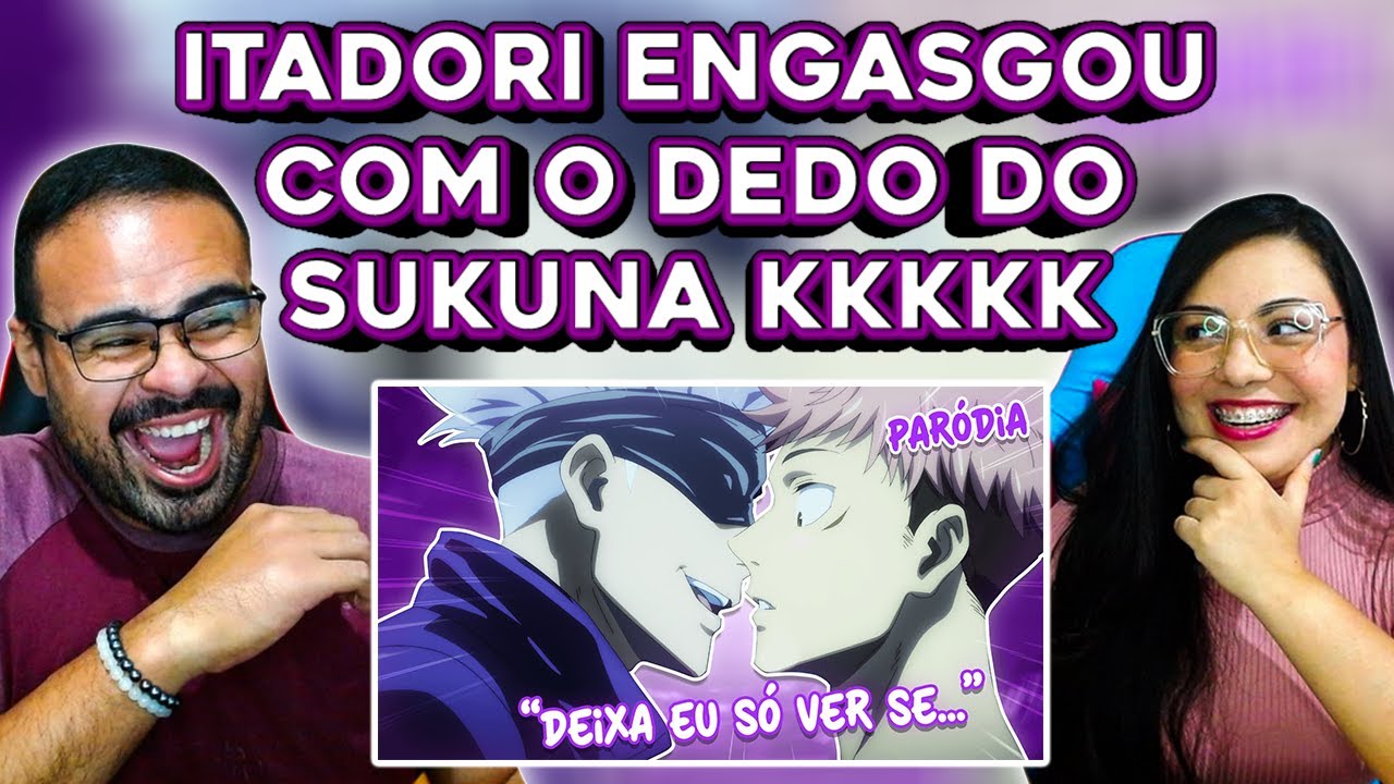 REACT Voice Makers | COMI O DEDO DO BICHO RUIM E OLHA NO QUE DEU! - JUJUTSU