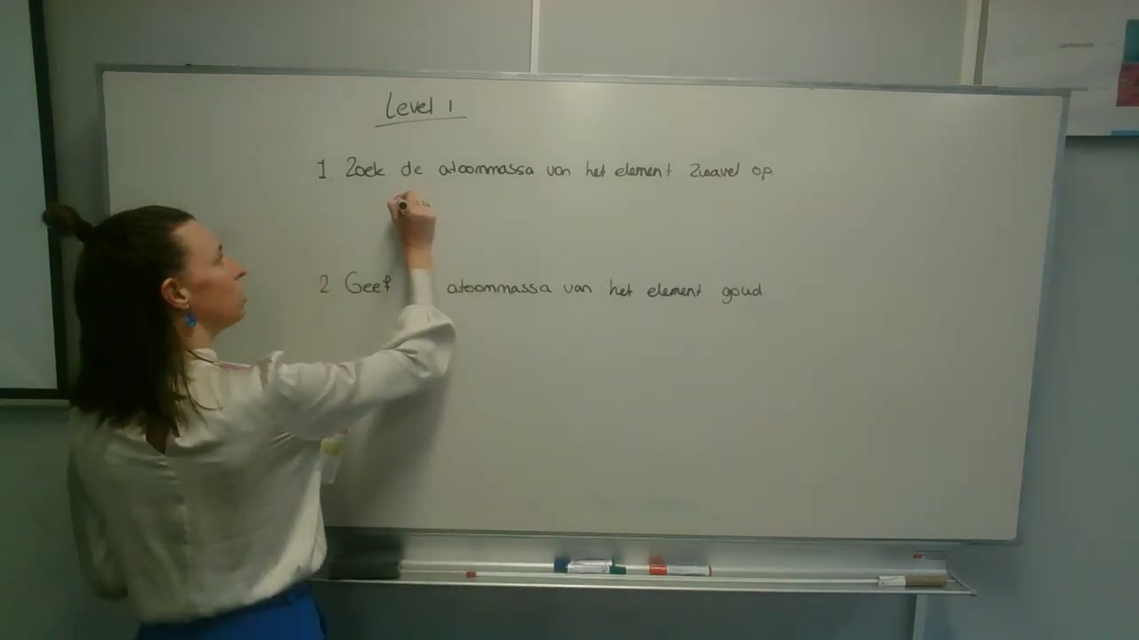 Chemisch Rekenen HAVO-VWO-3 - Level 1 (paragraaf 4.3 uit het boek)