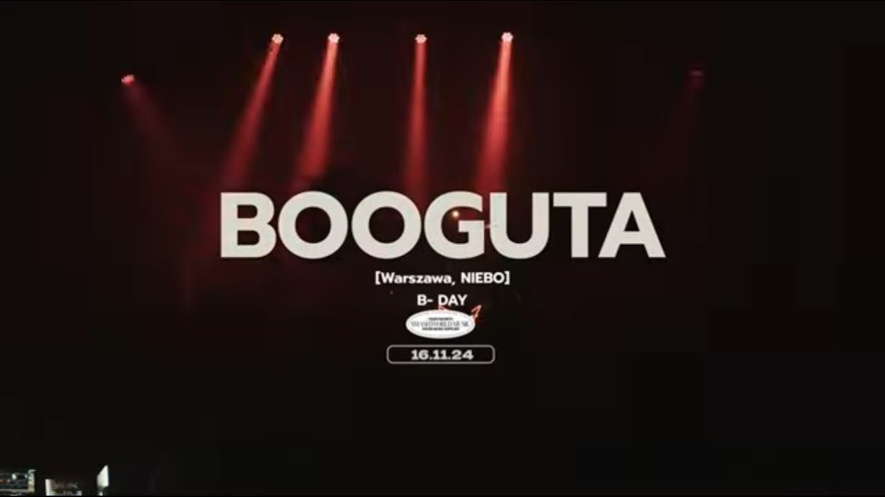BOOGUTA | B-DAY DJ SET | HOUSE | WARSAW 16.11.24 NIEBO CLUB
