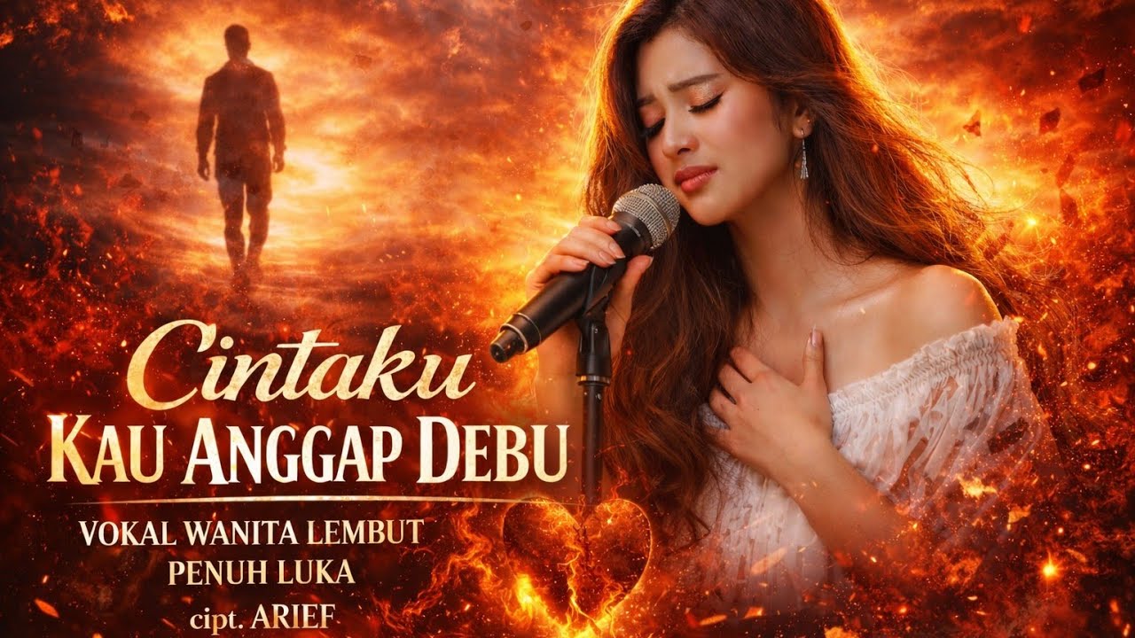 CINTAKU KAU ANGGAP DEBU – ARIEF (Slowrock Cover) | Vokal Wanita Lembut Penuh Luka