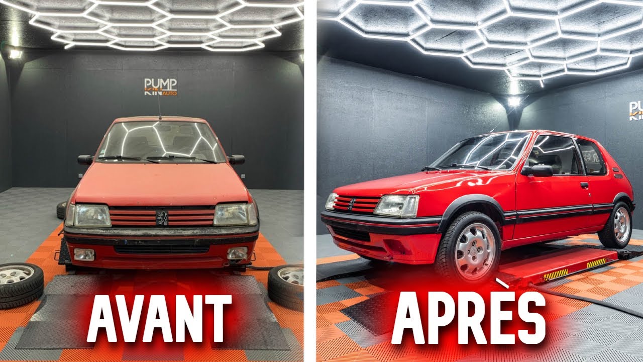 LA 205 EST MÉCONNAISSABLE !! Projet 205 GTI EPS 6