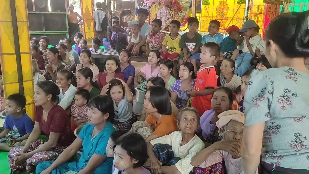 ကံစွယ်ရွာ ကိုသန်းဇော် +မနုနုဝေ အလှူ