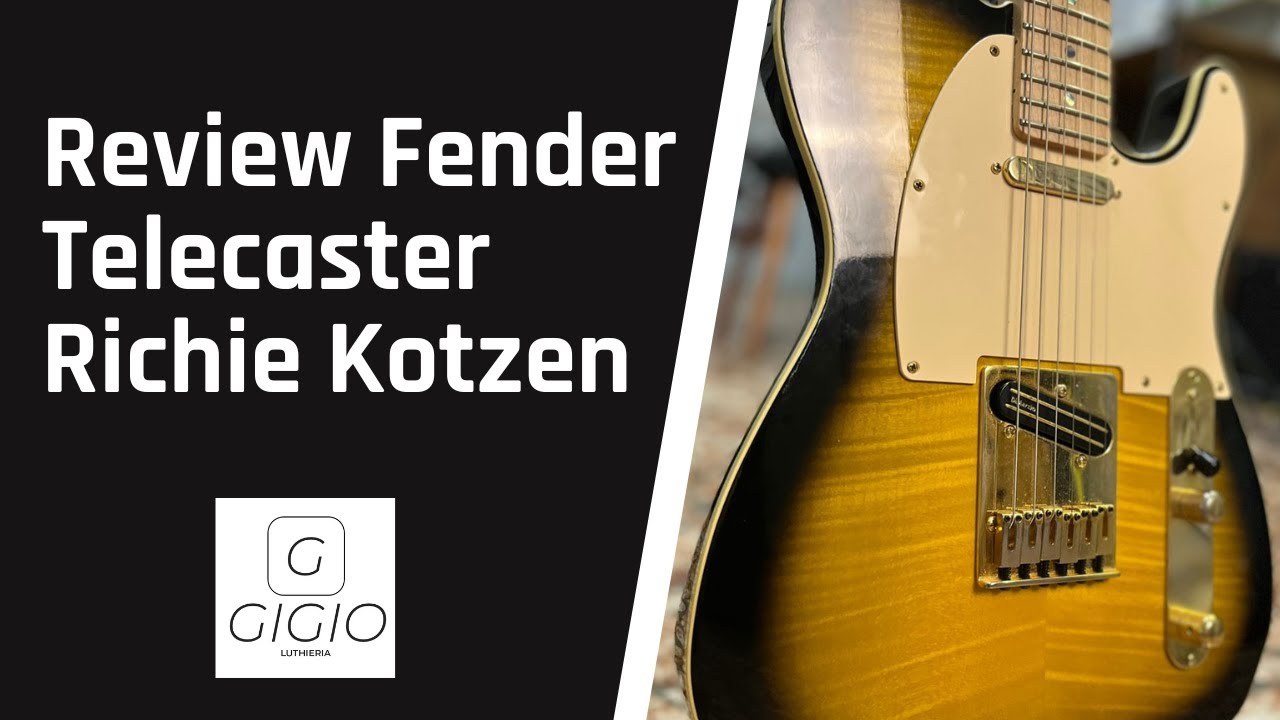 Review Fender Telecaster Richie Kotzen - Pela visão de um luthier.