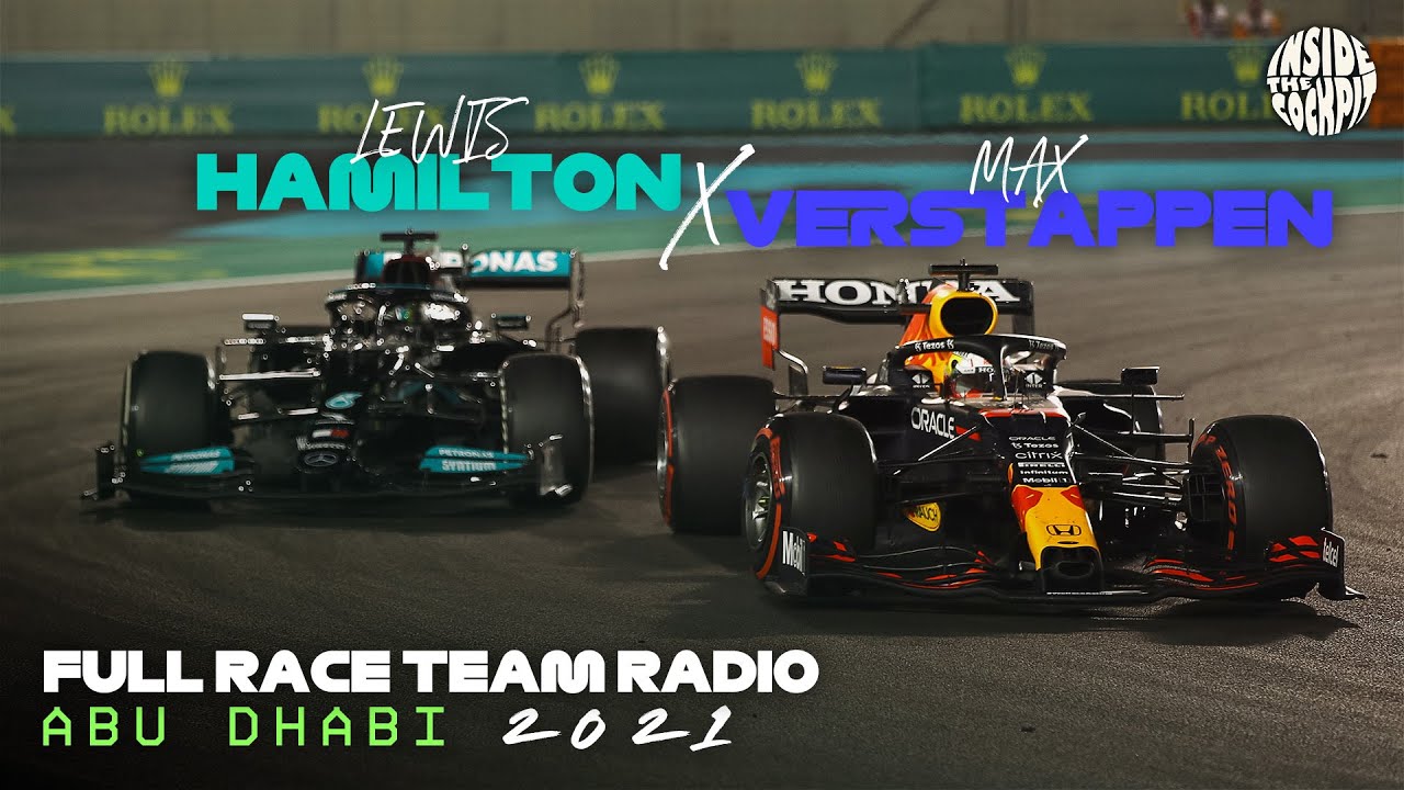 Max Verstappen vs Lewis Hamilton Full Race Team Radio | 2021 Abu Dhabi Grand Prix