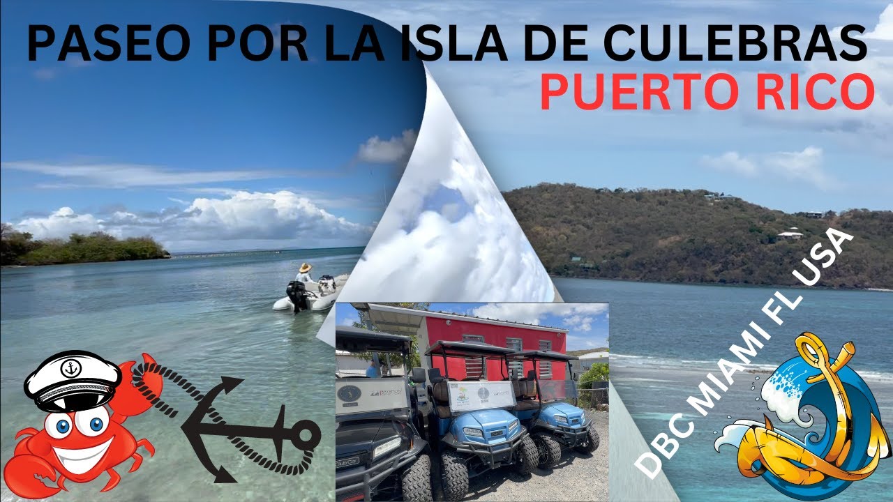 PASEO POR CULEBRA EN GOLF CAR