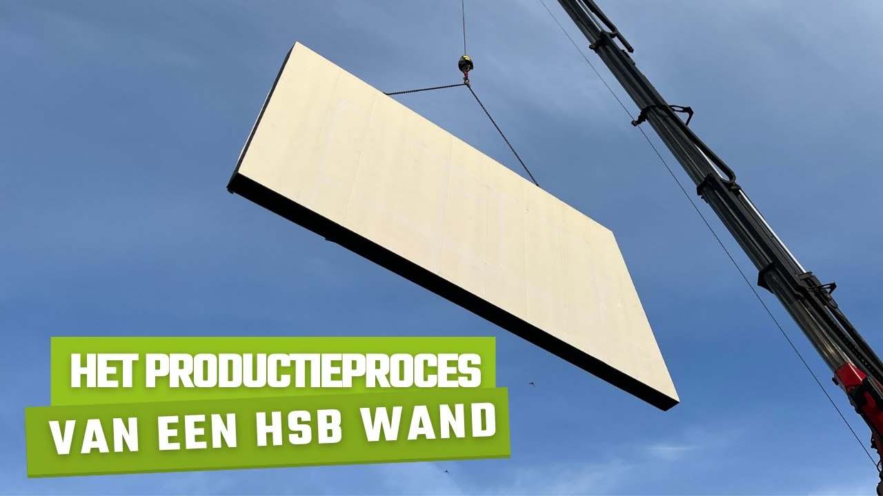 Het productieproces van een HSB wand - Prefabmaat