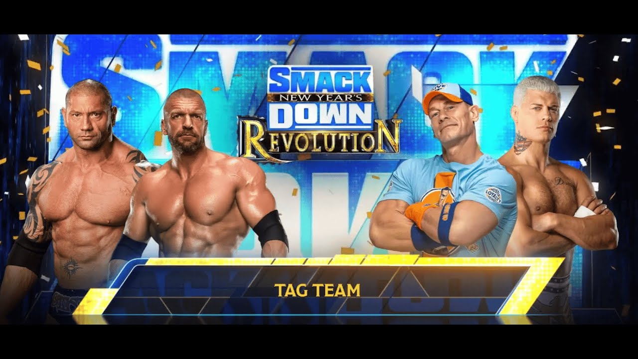 👑 Evolution Returns! Triple H & Batista Dominate Cody Rhodes & John Cena 💪 | WWE 2K Battle @WWE