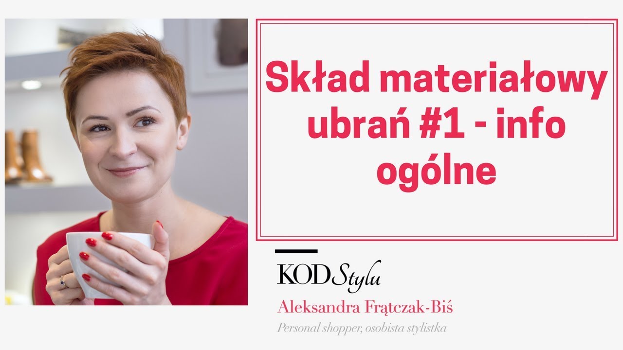 Skład materiałowy ubrań #1 - info ogólne