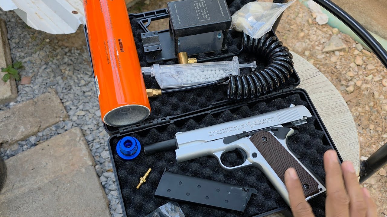 ของเล่นไล่นก bbg m1911 มือ2 สภาพใหม่