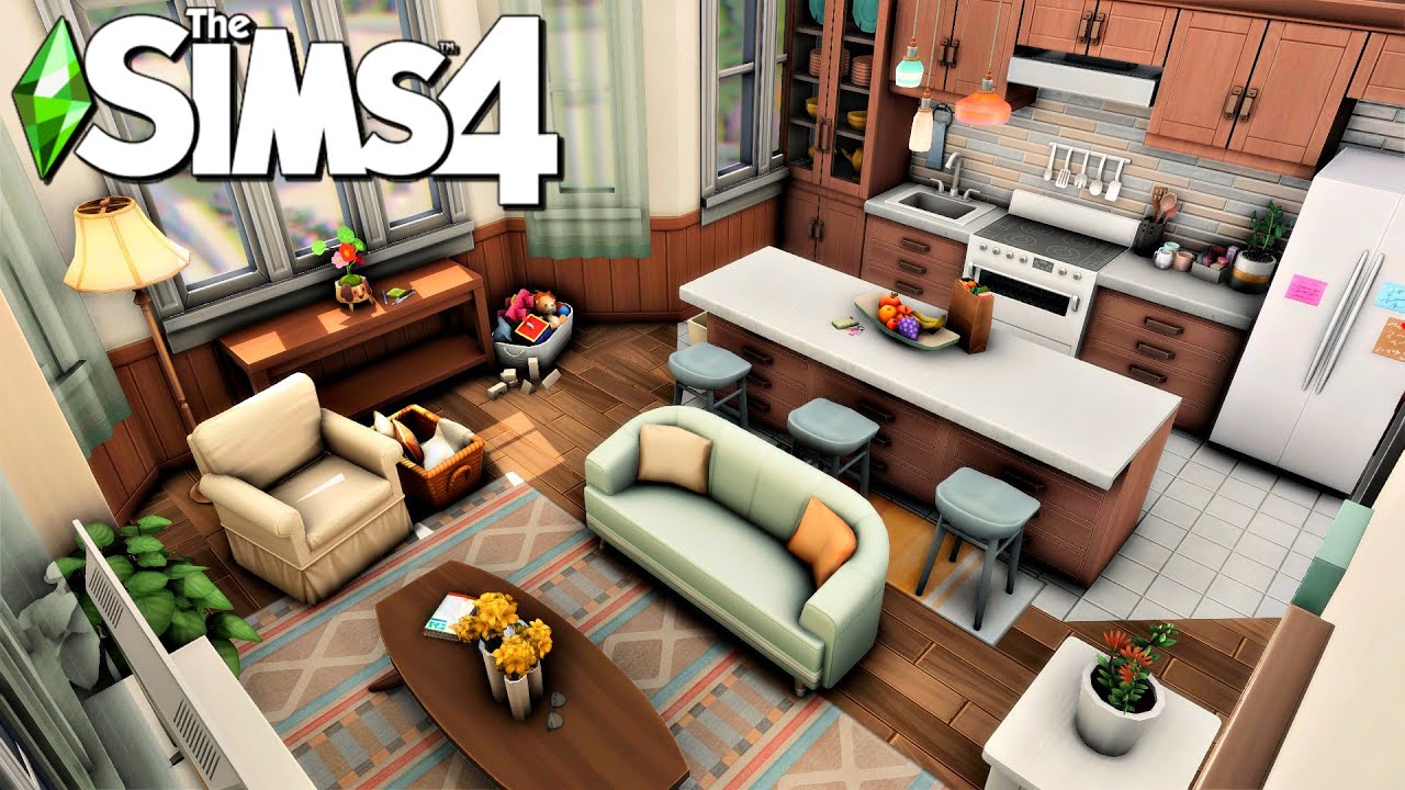 Fun Family Apartment || The Sims 4 Apartment Speed Build (2B Jasmine Suites)