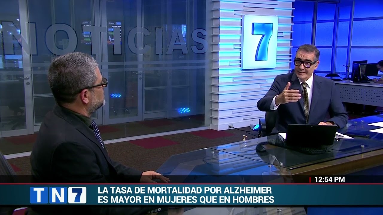 ENTREVISTA ALZHEIMER DR NORBEL ROMAN G  TELEVISORA DE COSTA RICA CANAL 7 TELENOTICIAS 26 09 2023