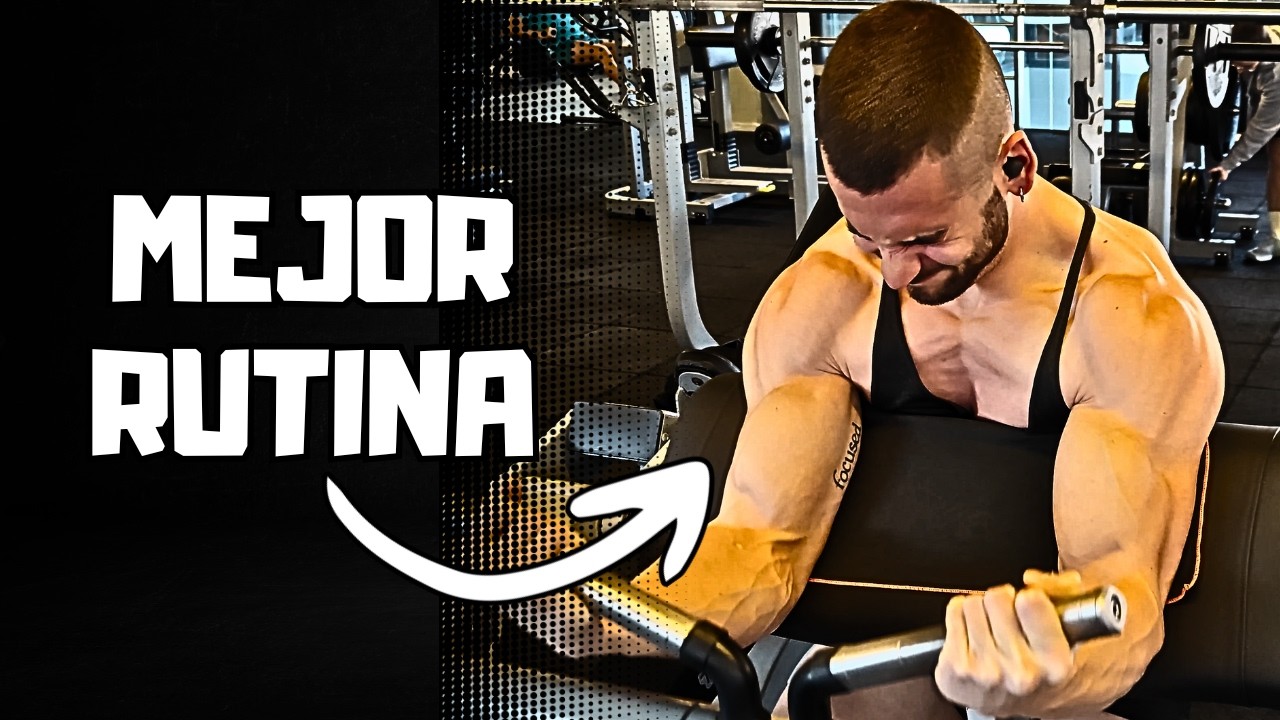 La MEJOR RUTINA de BRAZOS para GANAR MASA MUSCULAR