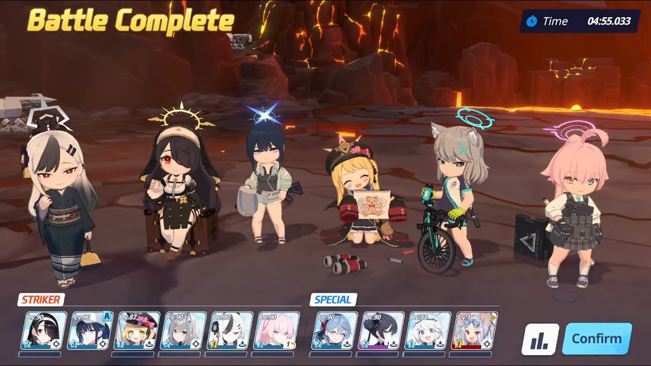 [Blue Archive] Chokmah (Blue) Floor 105 Clear Level 1 Saya