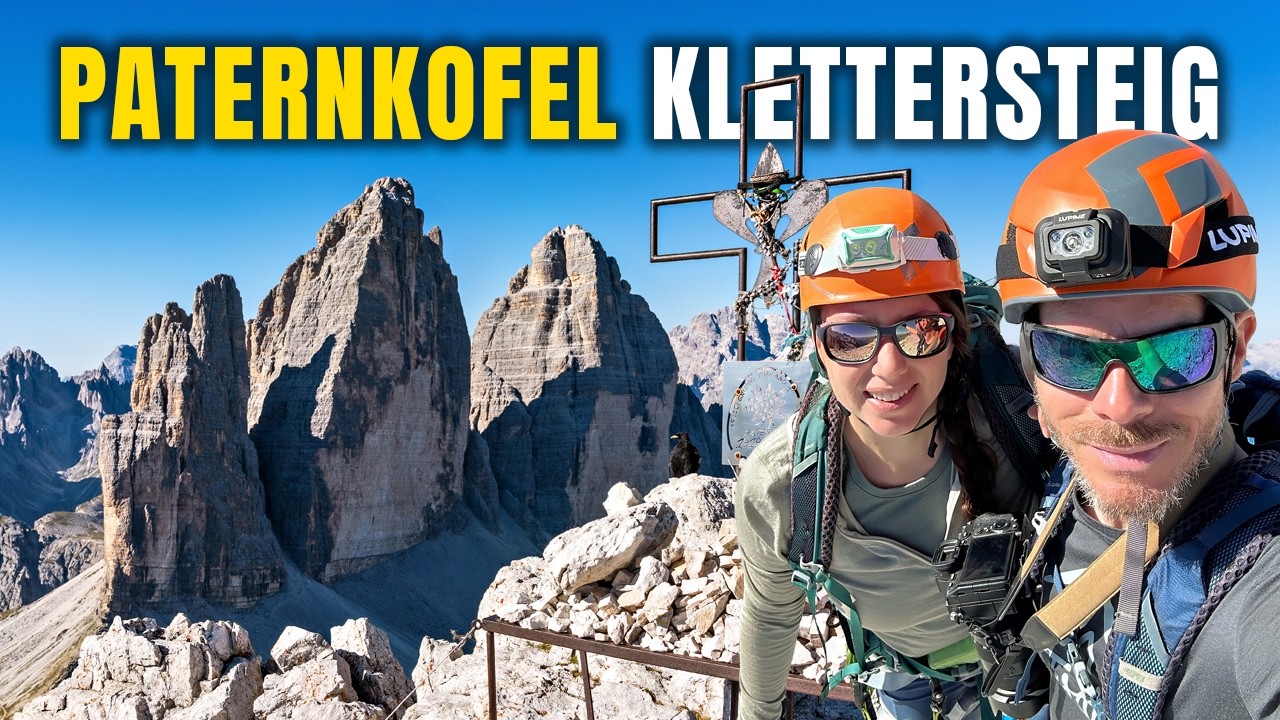 Dolomiten - berühmter Paternkofel Klettersteig & Abstieg über Sentiero Forcelle (Schartensteig)