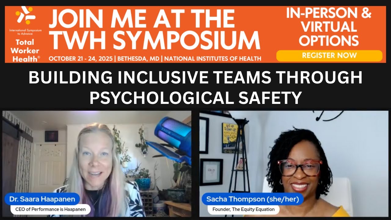 Total Worker Health Symposium 2025 Interview with Sacha Thompson