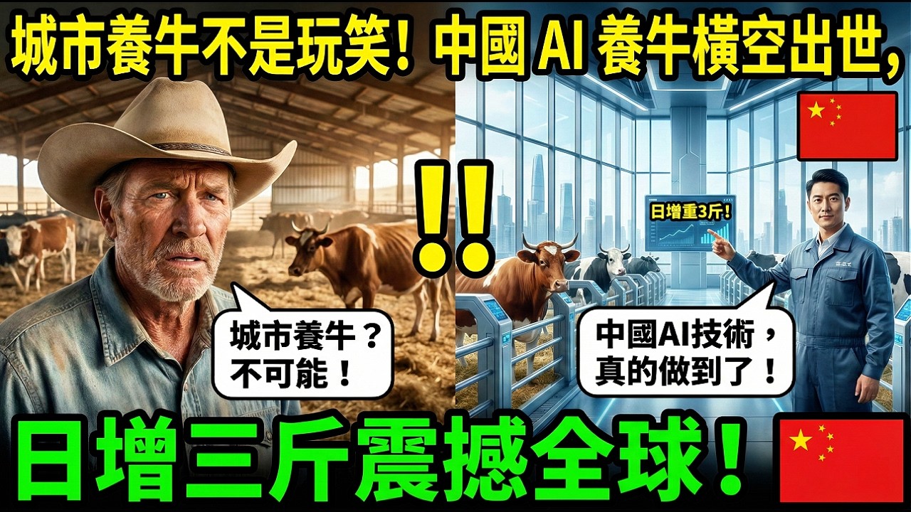 城市裏居然能養牛？中國這波操作，直接改寫全球農業規則