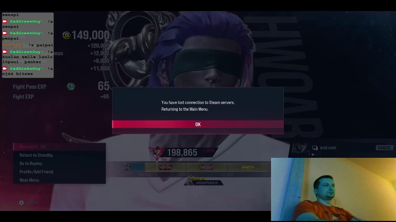 Tekken Again Again !s for tts and !sr for song req