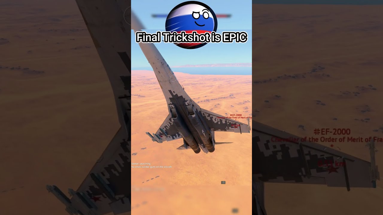Dogfight Su-30 Trickshot Cobra in War Thunder