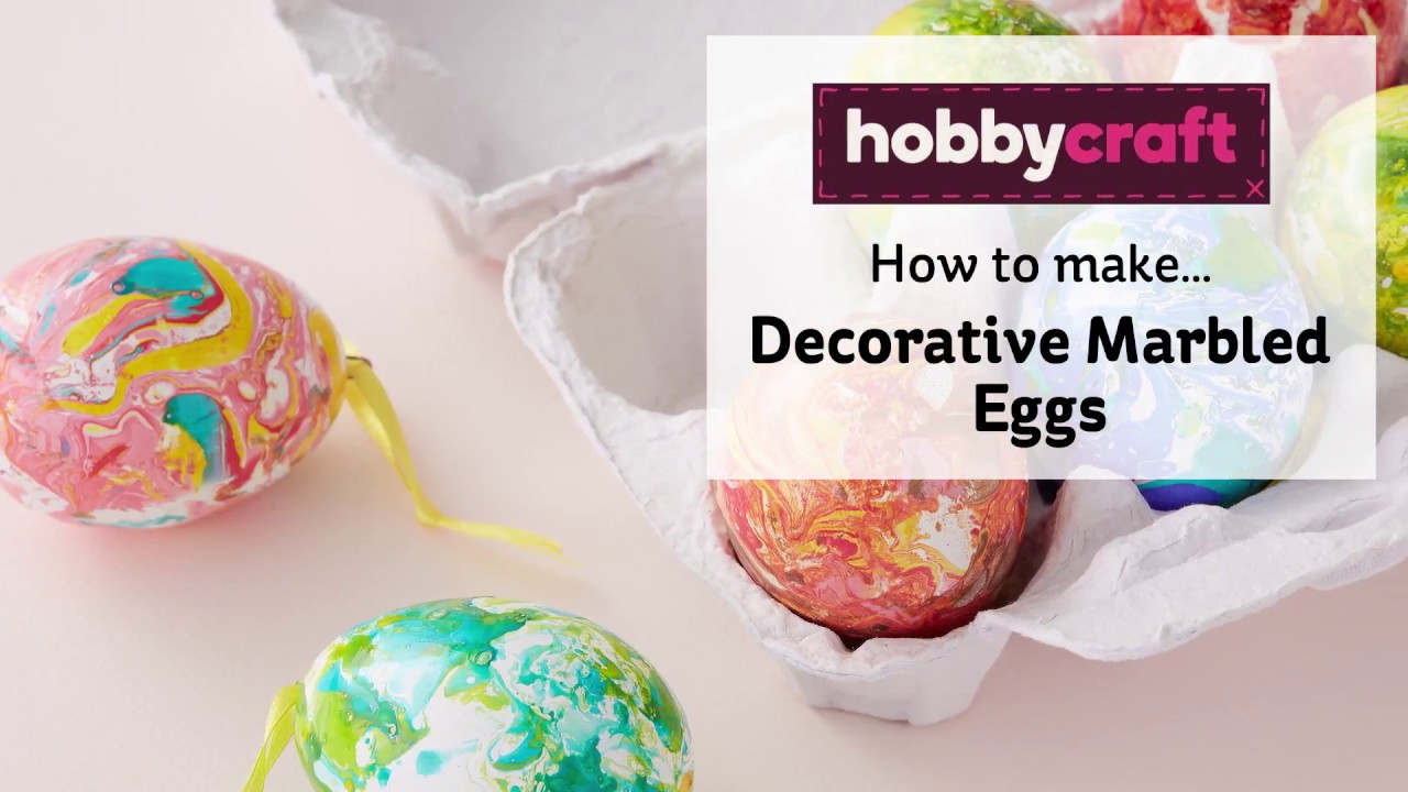 How to Make Colourful Marbled Eggs | Hobbycraft