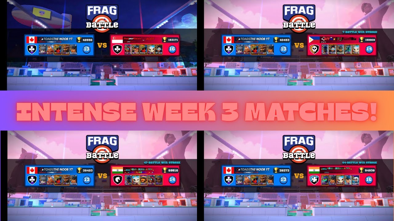 Vol 4 Season 10 BEST Week 3 Matches w/toadsthenoob (TSC,MYM members)