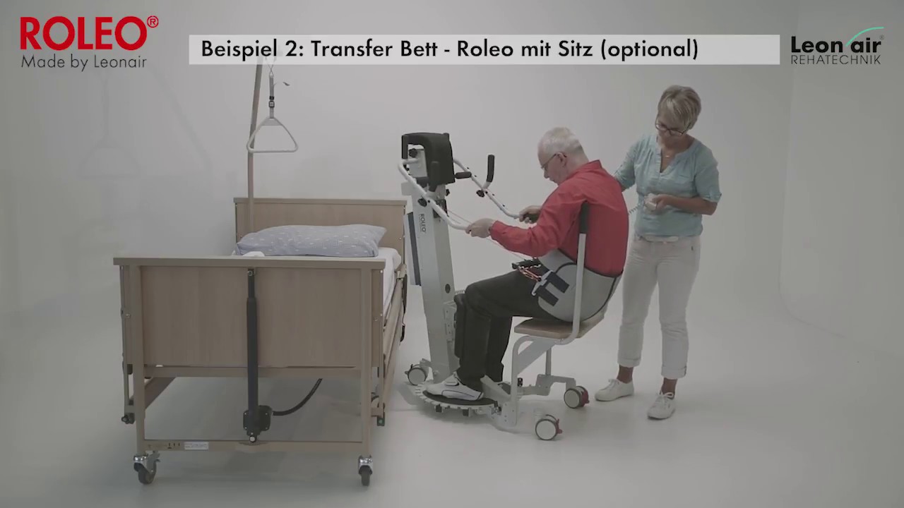 Transfer Bett &ndash; Roleo mit Sitz (optional)