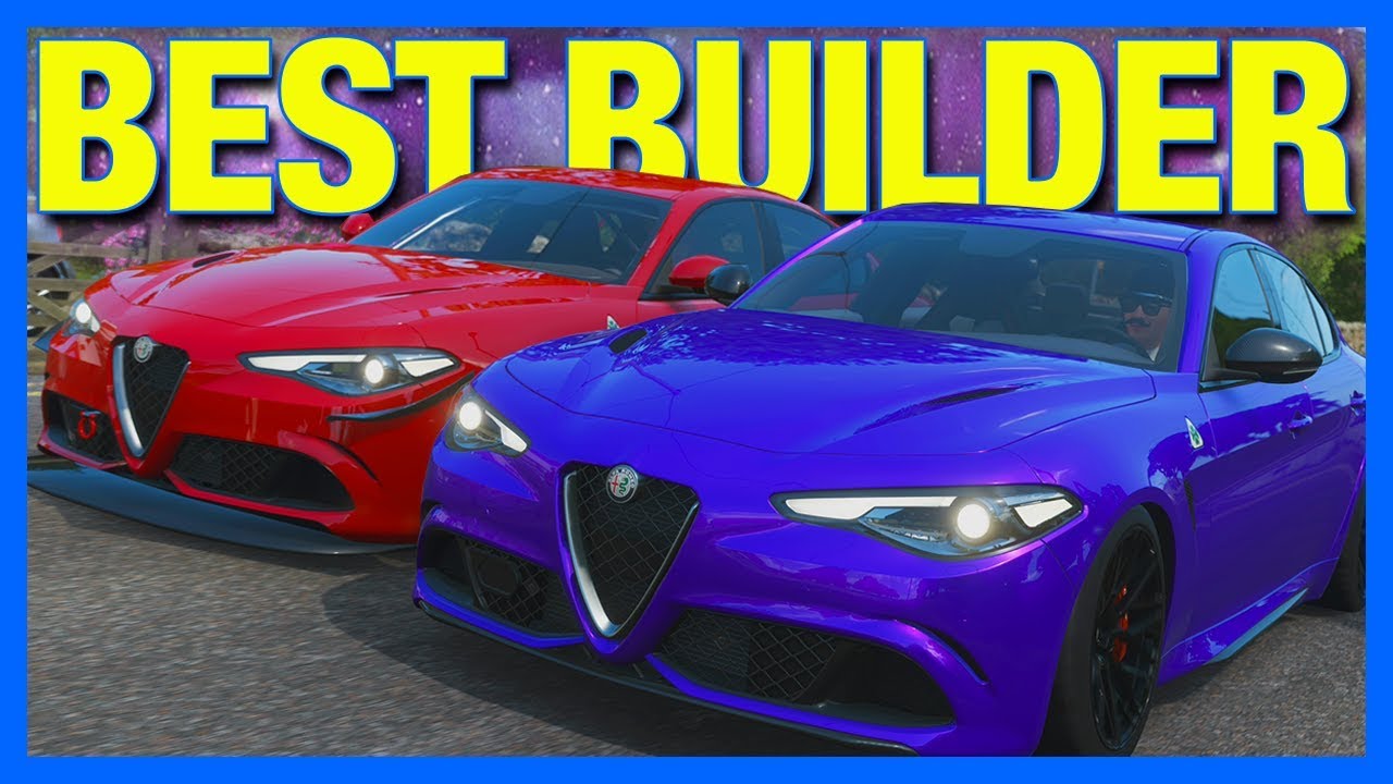 Forza Horizon 4 : BEST BUILDER CHALLENGE!!