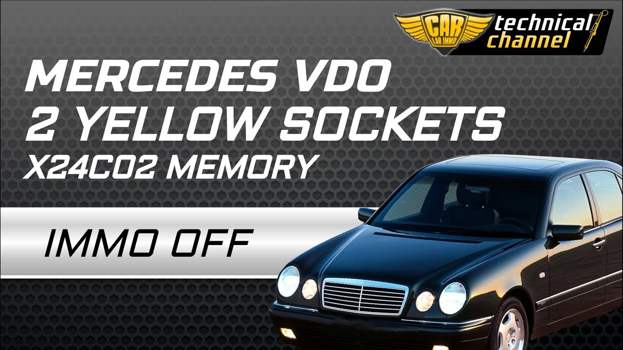 Mercedes W210 (ЭБУ VDO MSE) IMMO OFF с помощью Julie Emulator™ от CarLabImmo