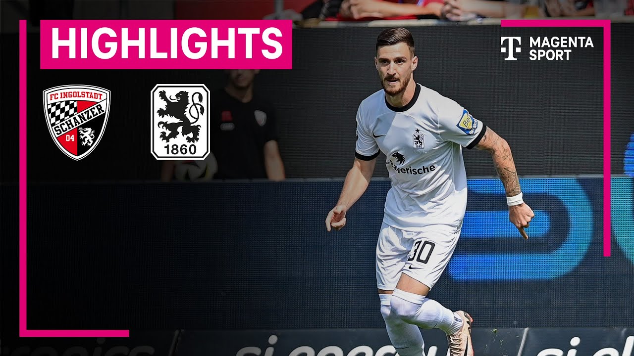 FC Ingolstadt 04 - TSV 1860 München | Highlights 3. Liga | MAGENTA SPORT