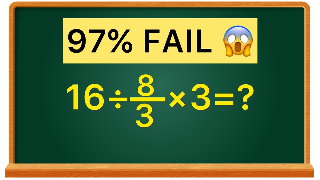 97% Fail This Simple Math Question — Will You?