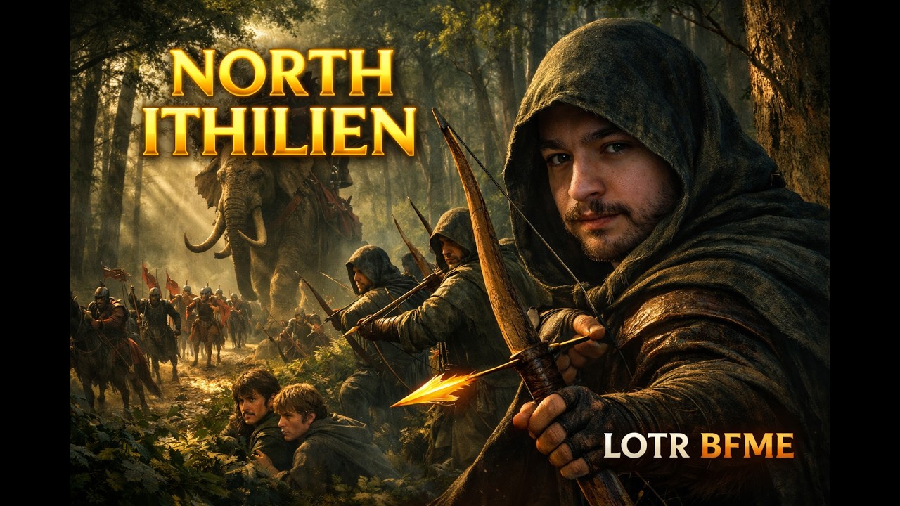 North Ithilien Pususu | Ithilien Rangers vs Haradrim & Mumakil | BFME