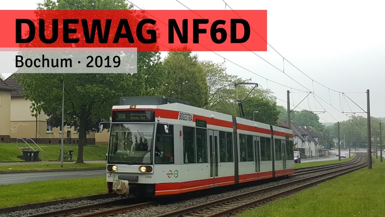 Straßenbahnen in Bochum: Duewag NF6D - Der Abschied naht (2019)