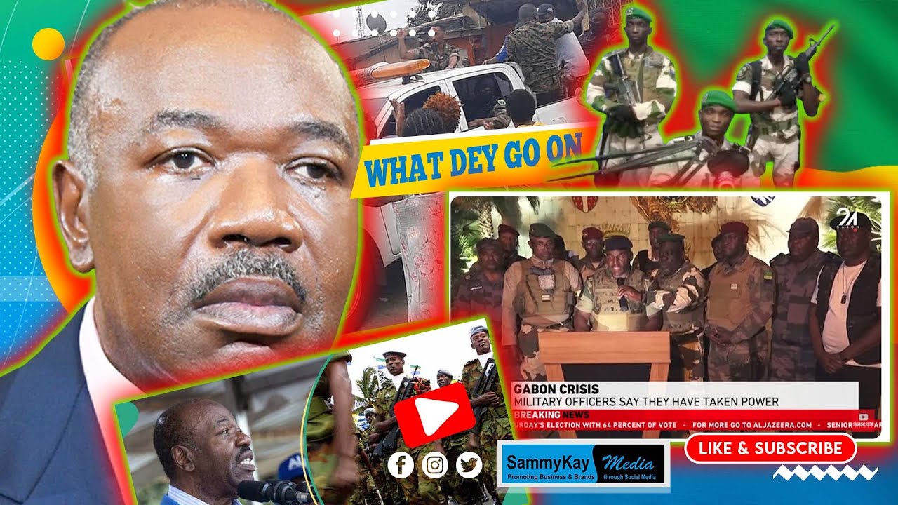 Coup In Gabon! President Bongo Placed Under House Arrest After Military Seized Power..