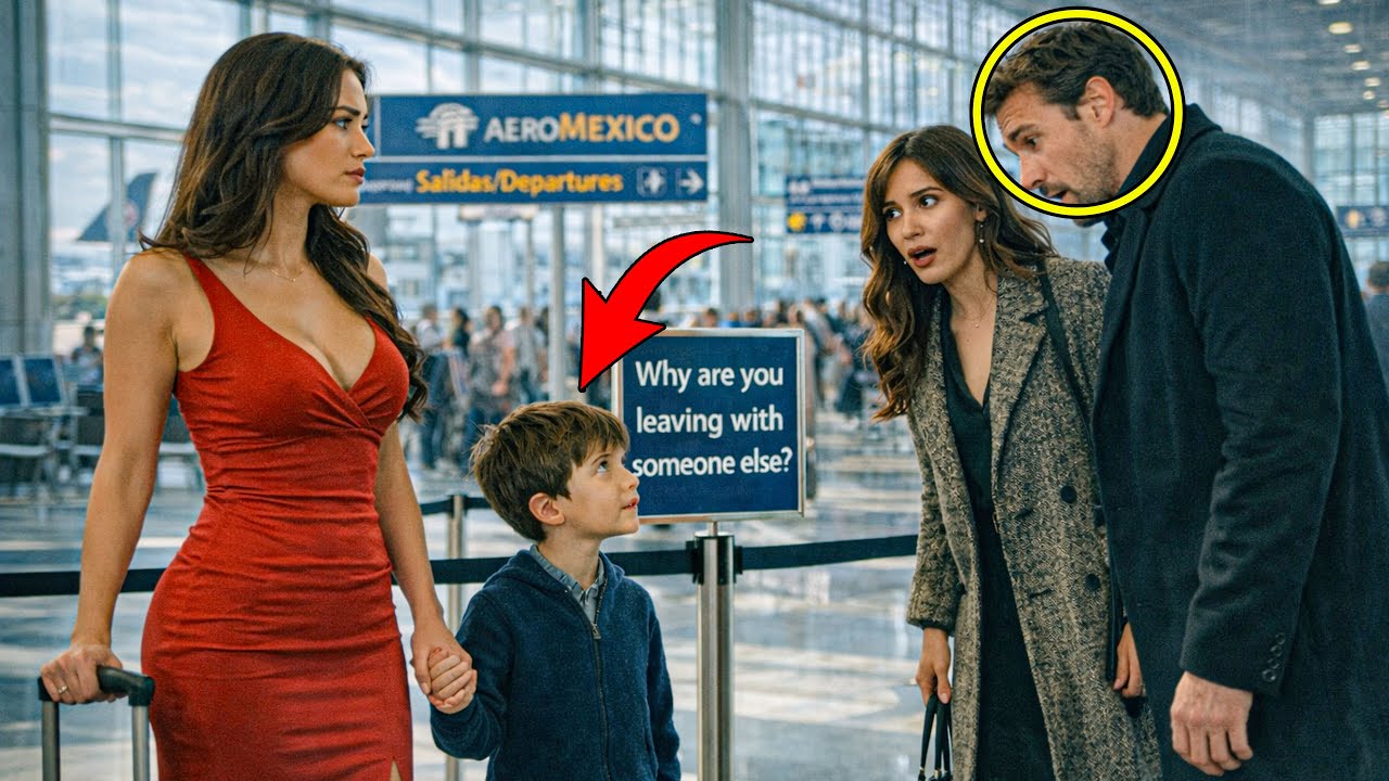 En el aeropuerto con mi hijo, vi a mi esposo y su amante… y las palabras de mi hijo lo destrozaron