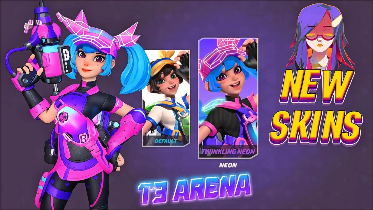 I Tried My NEW Skins in Team Deathmatch… WOW 🔥 | T3 Arena 