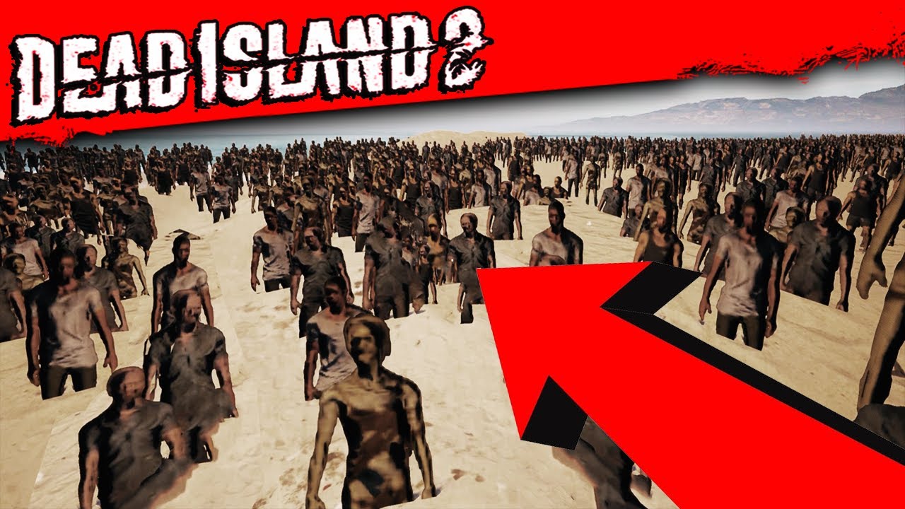 DEAD ISLANDS 2 - HIDDEN HORDE OF 5,000+ ZOMBIES OUTSIDE THE MAP - GLITCH OUT OF MAP TO SEE