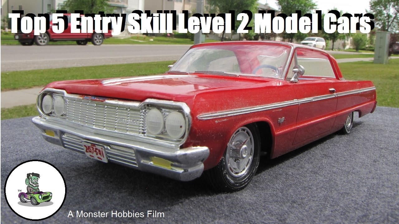 What Are The Top 5 Best Skill Level 2 Plastic Model Car Kits At The Entry Level For Model Builders?