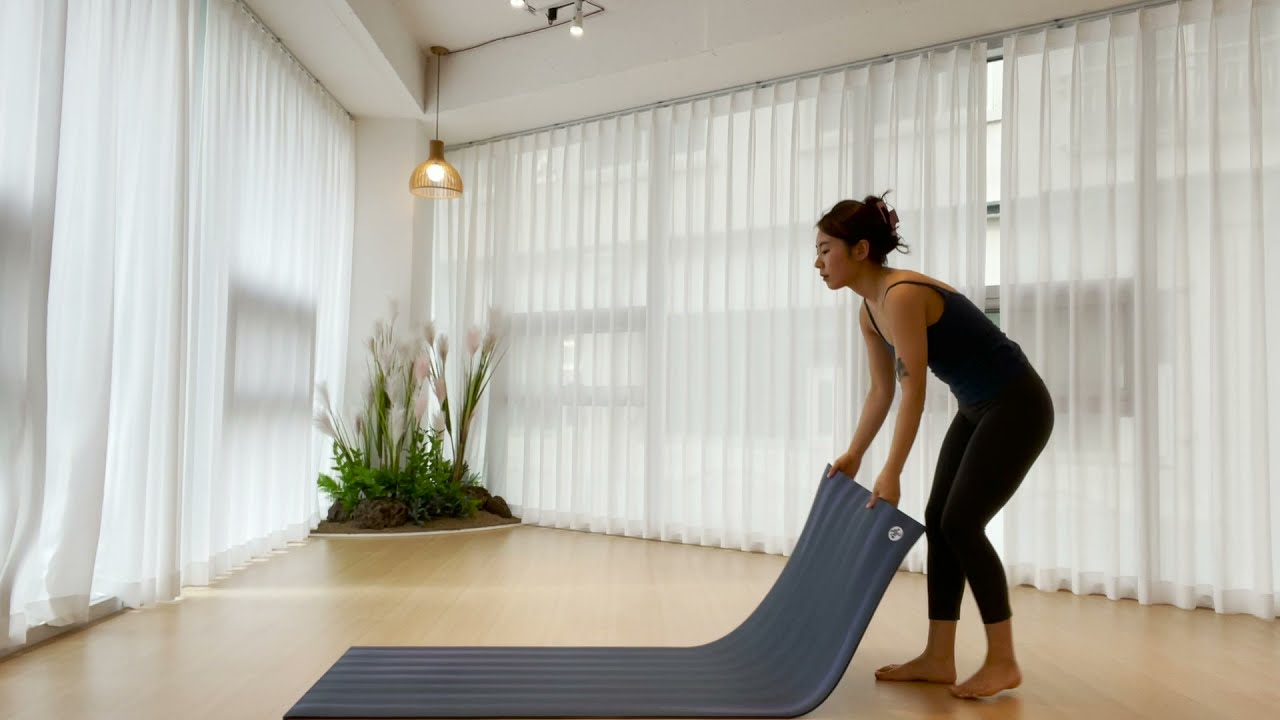 [하타요가 60분] 어깨 통증 ,하체 군살제거 , 힙 업 효과까지 요가 프로필에 빠질 수 없는 동작인 나타라자나 단계별로 배워봐요 :)