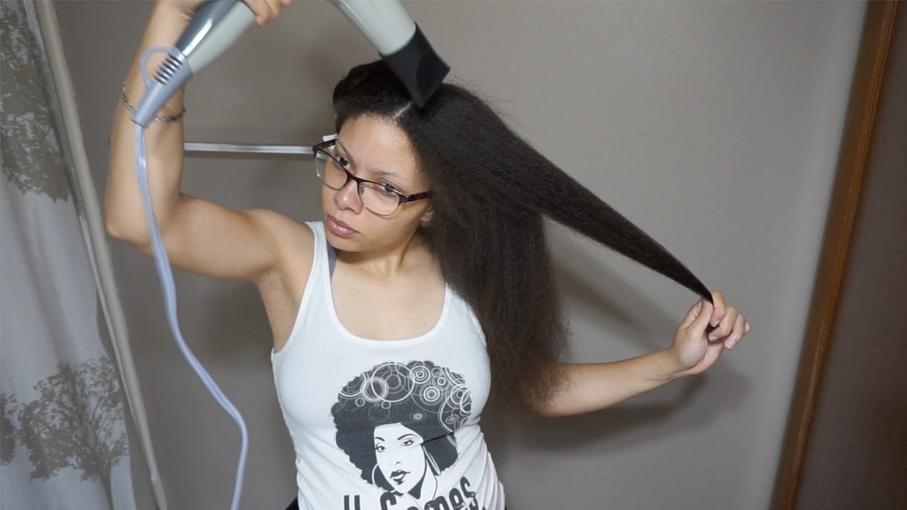 Blow Out Your Natural Hair