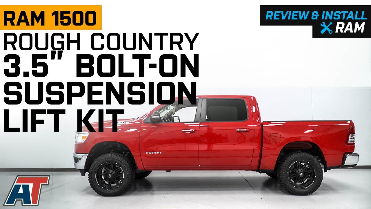 2019-2023 RAM 1500 Rough Country 3.50-Inch Bolt-On Suspension Lift Kit Review & Install