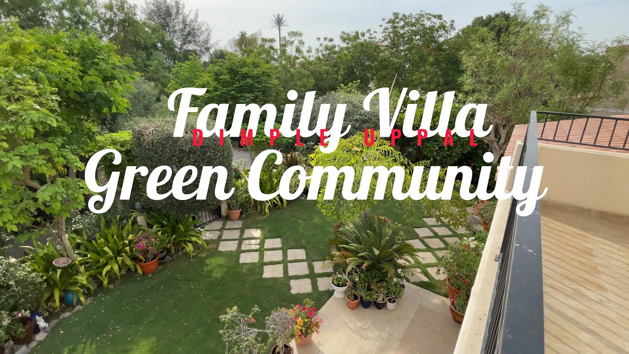Your Dream Family Villa with Private Garden-Escape to Paradise Today! Visit greencommunitydubai.com
