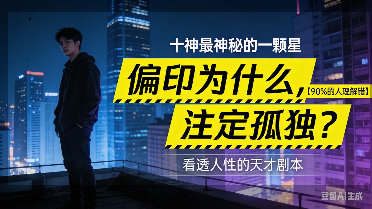 偏印，是上天写好的孤独剧本