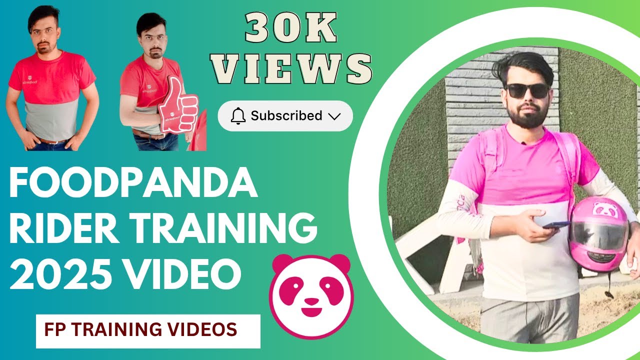 foodpanda rider training new video 2025