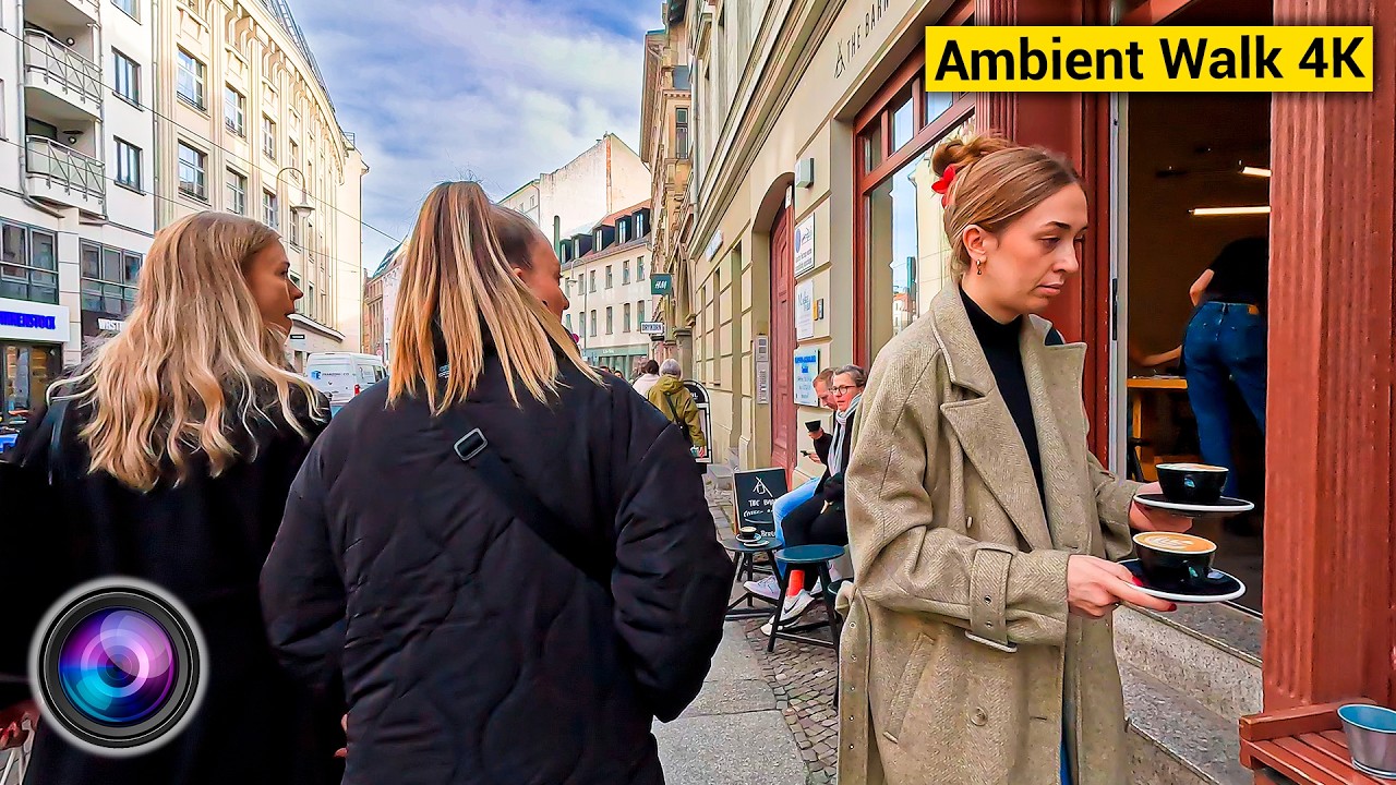 Berlin Ambient Walk 4K — Brunch Streets & Landmarks