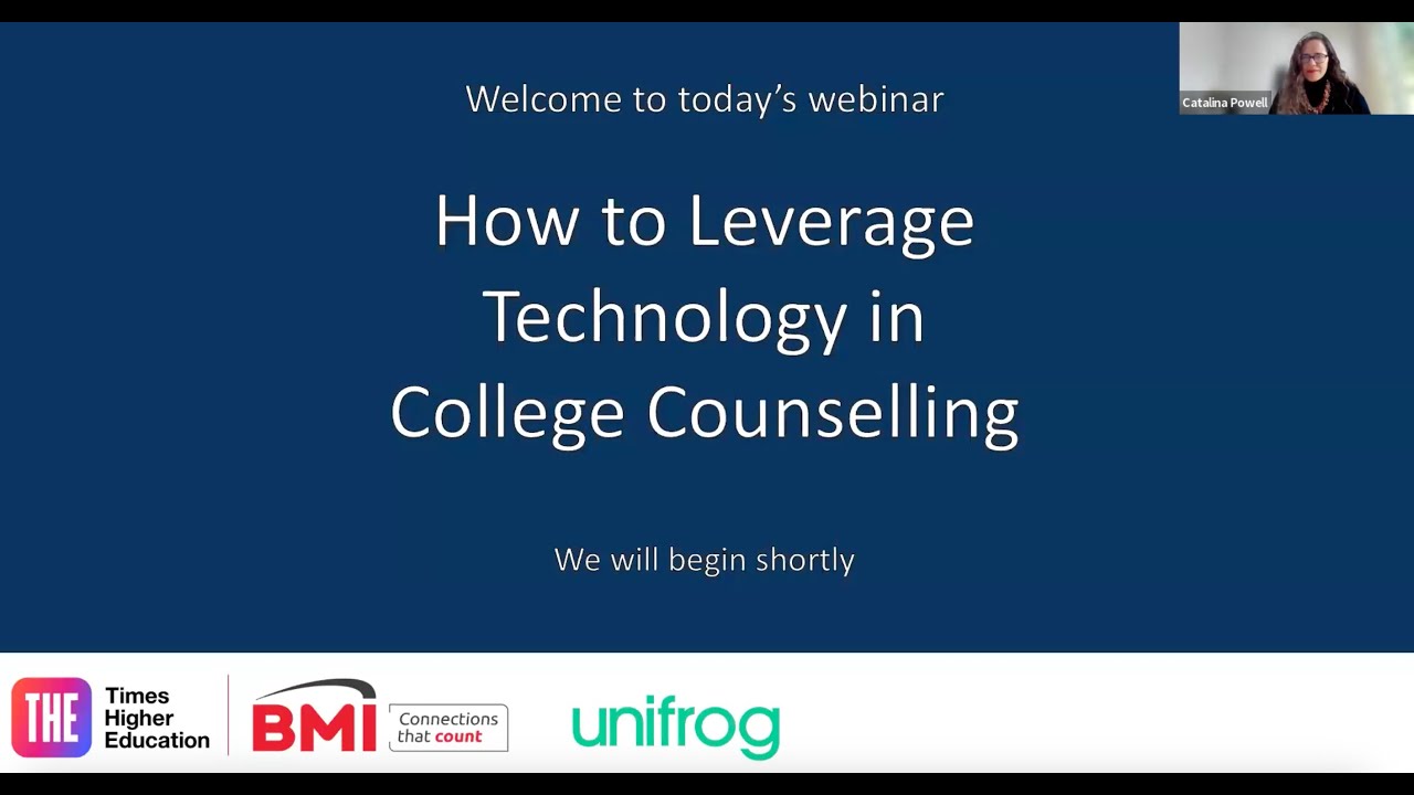 How to Leverage Technology in College Counselling, with Unifrog