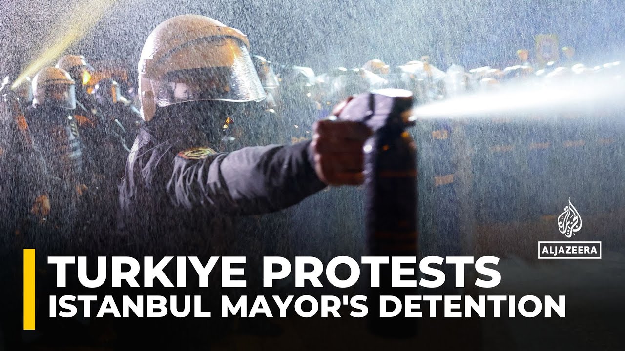 Turkish protesters clash with police over Istanbul mayor's detention
