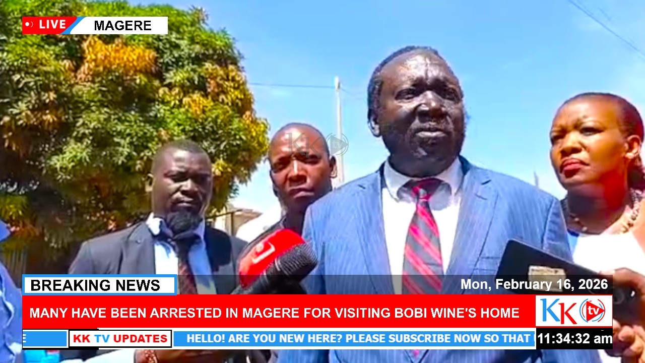 BREAKING NEWS! MANY ARRESTED IN MAGERE WHILE VISITITING H.E BOBI WINE'S HOME