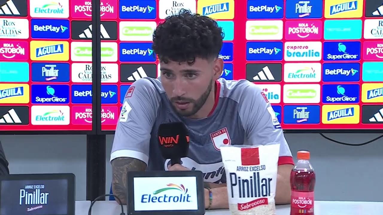 Rueda de prensa de Santa Fe tras su partido con Junior