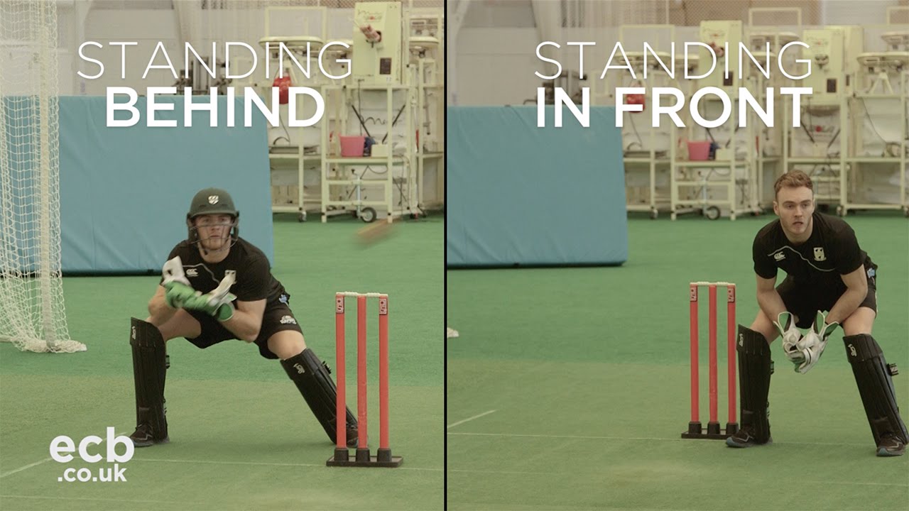 Run out study - standing in front or behind the stumps?