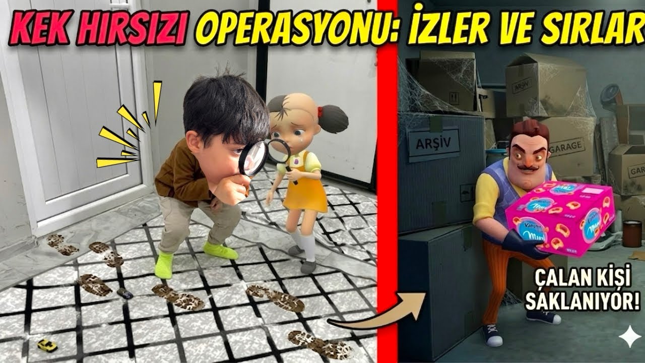 POYRAZ İLE ELİFE ALDIĞIM ÇİLEKLİ KEKLER KAYIP !